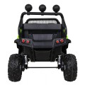 Mercedes Benz Unimog Kids zelená 4x4 Drive Remote Trunk Slow Start MP3 LED