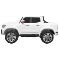 Mercedes Benz třída X dětská bílá dálkově napájená 4x4 MP4 kufr LED EVA