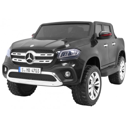 Mercedes Benz Třída X Dětské černé dálkové ovládání 4x4 MP4 Kufr LED EVA