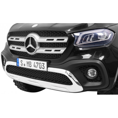 Mercedes Benz Třída X Dětské černé dálkové ovládání 4x4 MP4 Kufr LED EVA