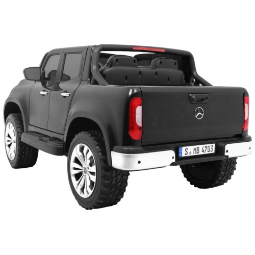 Mercedes Benz Třída X Dětské černé dálkové ovládání 4x4 MP4 Kufr LED EVA