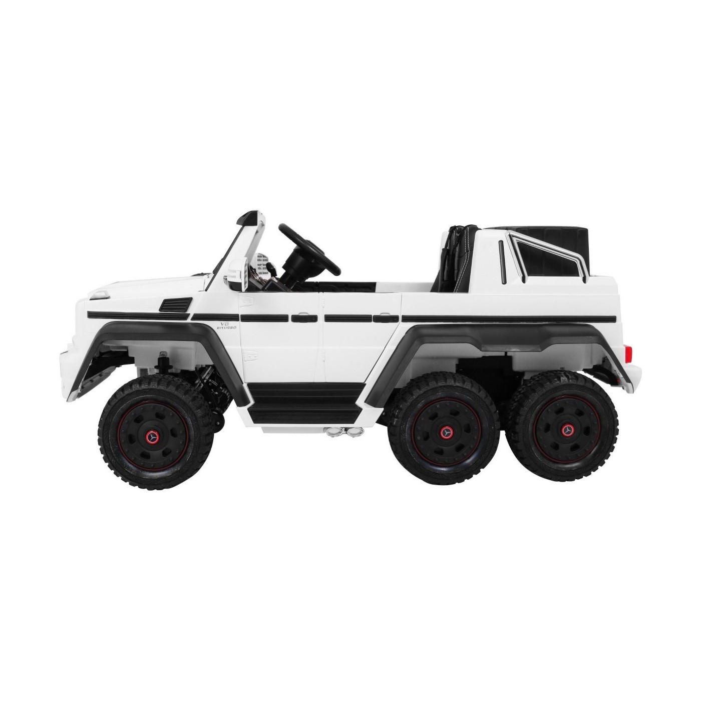 Vozidlo Mercedes G63 6x6 Bílá MP4