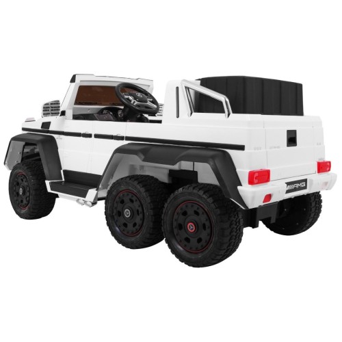Vozidlo Mercedes G63 6x6 Bílá MP4