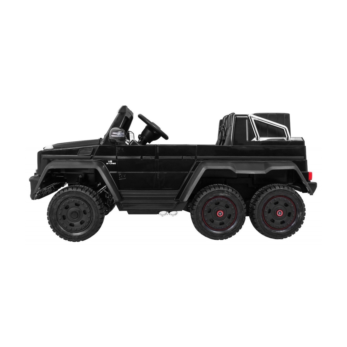 Mercedes G63 6x6 černý MP4