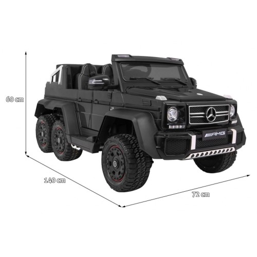 Mercedes G63 6x6 černý MP4