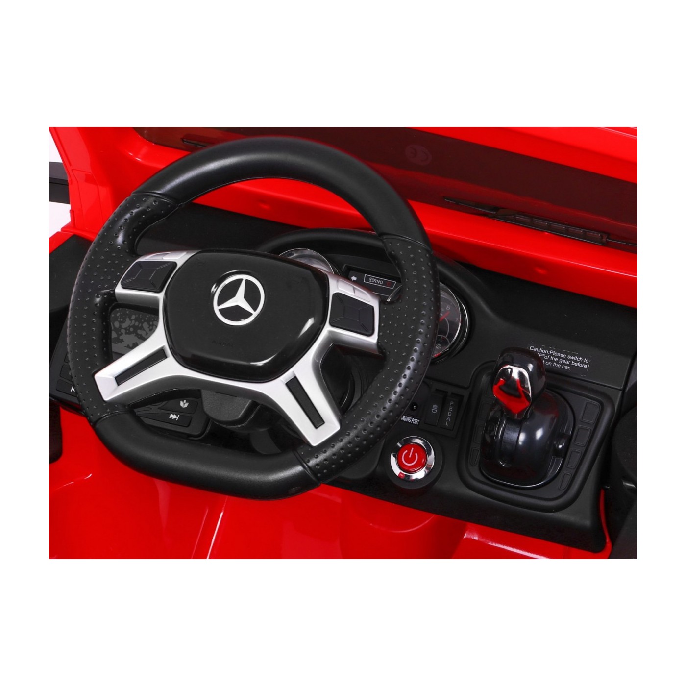 Auto Mercedes G63 6x6 Dětské červené + 2 plynové pedály Nastavení sedadla LED Audio Kufr Rodičovský kufr