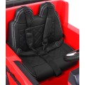 Auto Mercedes G63 6x6 Dětské červené + 2 plynové pedály Nastavení sedadla LED Audio Kufr Rodičovský kufr