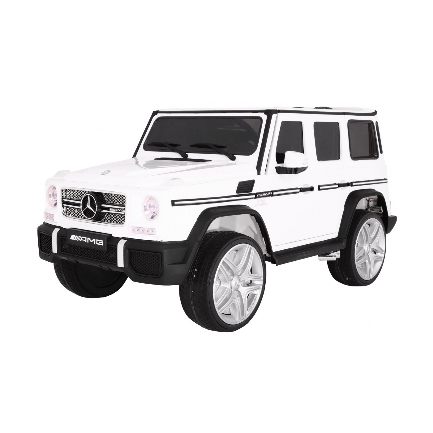 Mercedes AMG G65 Dětská dobíjecí světla do kufru auta bílá lakovaná