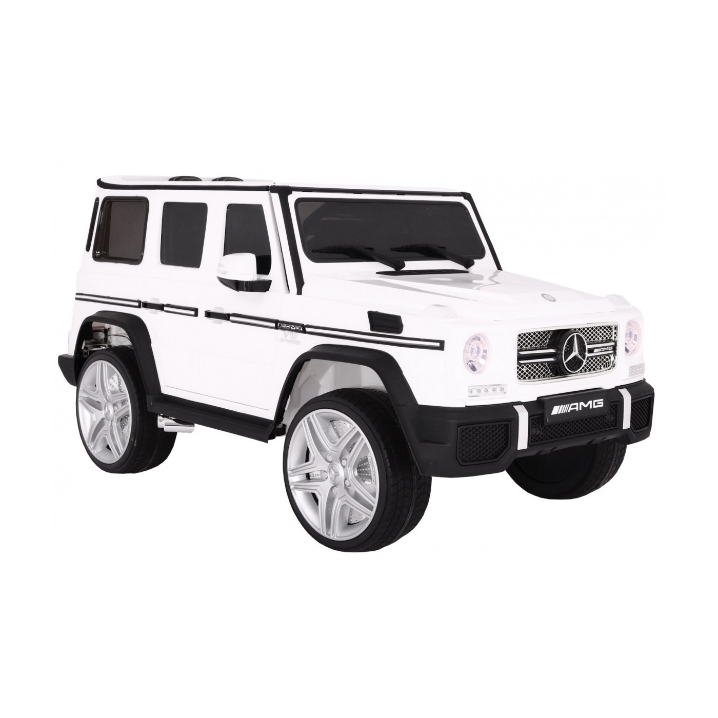 Mercedes AMG G65 Dětská dobíjecí světla do kufru auta bílá lakovaná