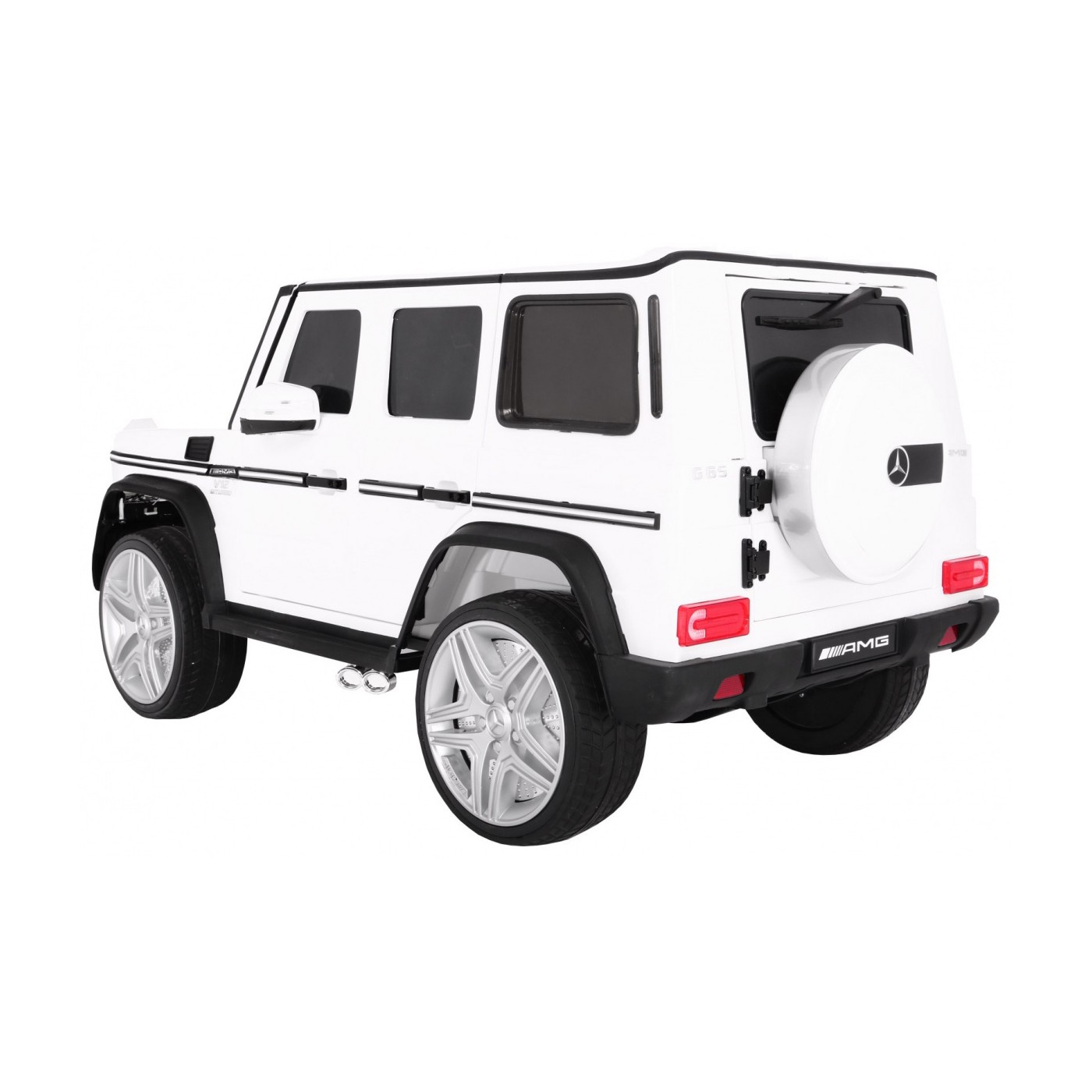 Mercedes AMG G65 Dětská dobíjecí světla do kufru auta bílá lakovaná