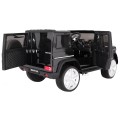 Mercedes AMG G65 dětská baterie auto černý lakovaný kufr světla věčnost
