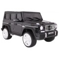 Mercedes AMG G65 dětská baterie auto černý lakovaný kufr světla věčnost