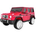 Mercedes AMG G65 Dětská dobíjecí auta červená lakovaná světla kufru světla