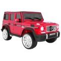Mercedes AMG G65 Dětská dobíjecí auta červená lakovaná světla kufru světla