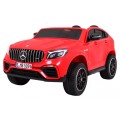 Auto Mercedes GLC 63S Kids červená 4x4 Drive MP4 LED Eco kůže pomalý start EVA