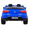 Auto Mercedes GLC 63S Kids Blue 4x4 Drive MP4 LED Eco kůže pomalý start EVA