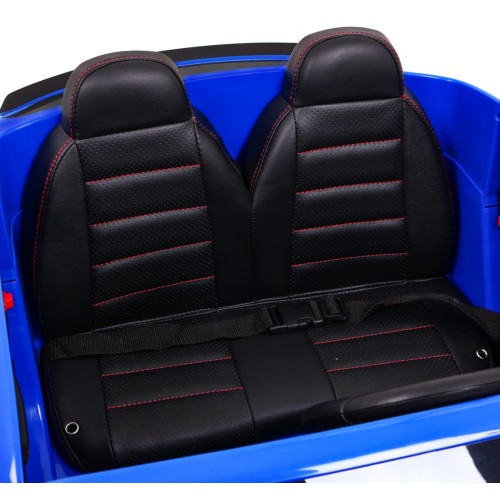Auto Mercedes GLC 63S Kids Blue 4x4 Drive MP4 LED Eco kůže pomalý start EVA