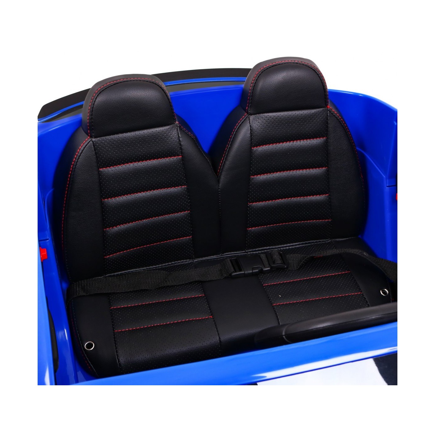 Auto Mercedes GLC 63S Kids Blue 4x4 Drive MP4 LED Eco kůže pomalý start EVA