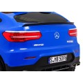 Auto Mercedes GLC 63S Kids Blue 4x4 Drive MP4 LED Eco kůže pomalý start EVA