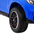 Auto Mercedes GLC 63S Kids Blue 4x4 Drive MP4 LED Eco kůže pomalý start EVA