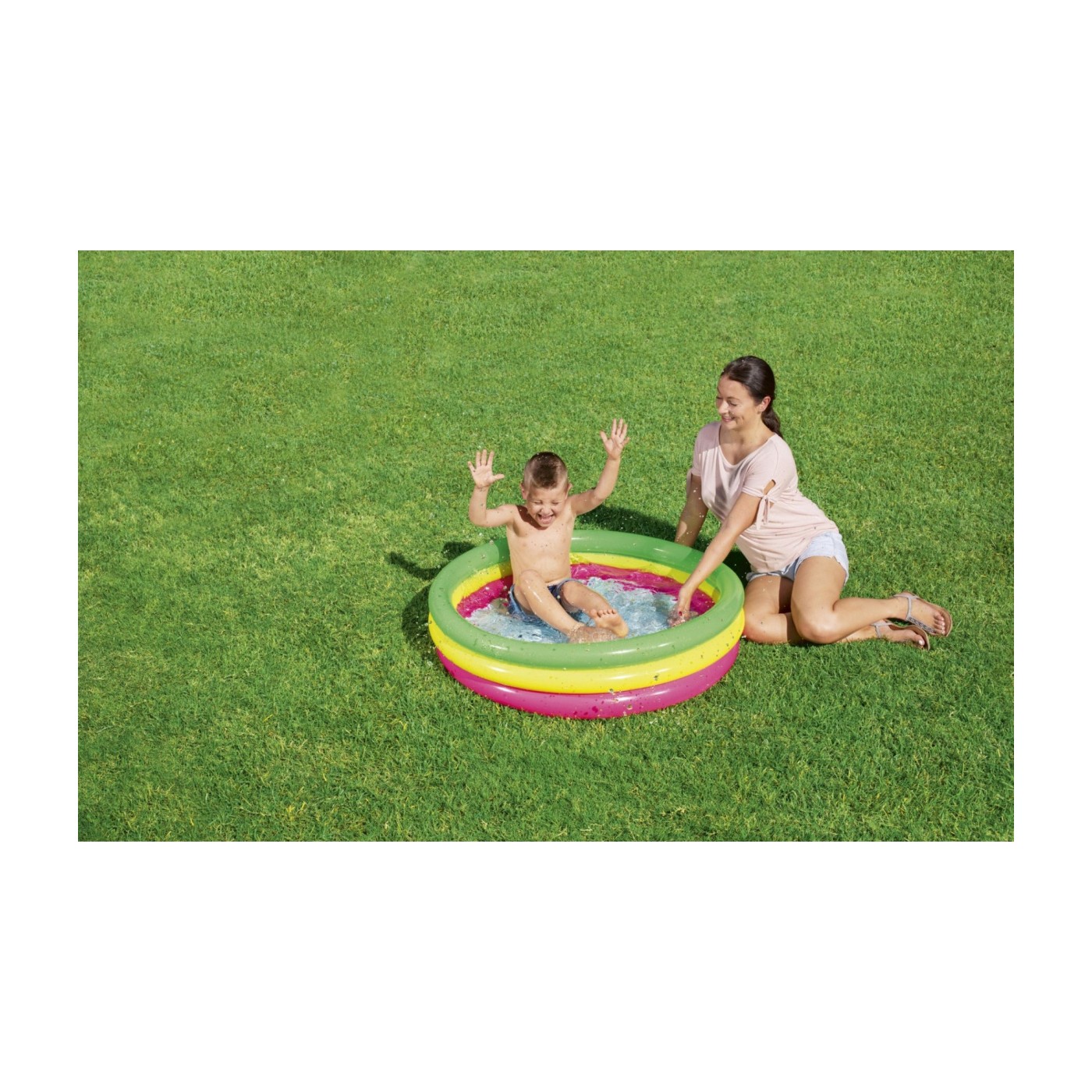 Nafukovací dětská bazénová sprchová vanička 102x25cm BESTWAY + opravná lišta