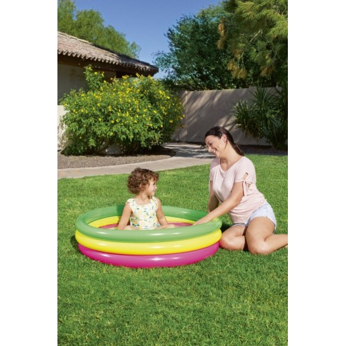 Nafukovací dětská bazénová sprchová vanička 102x25cm BESTWAY + opravná lišta