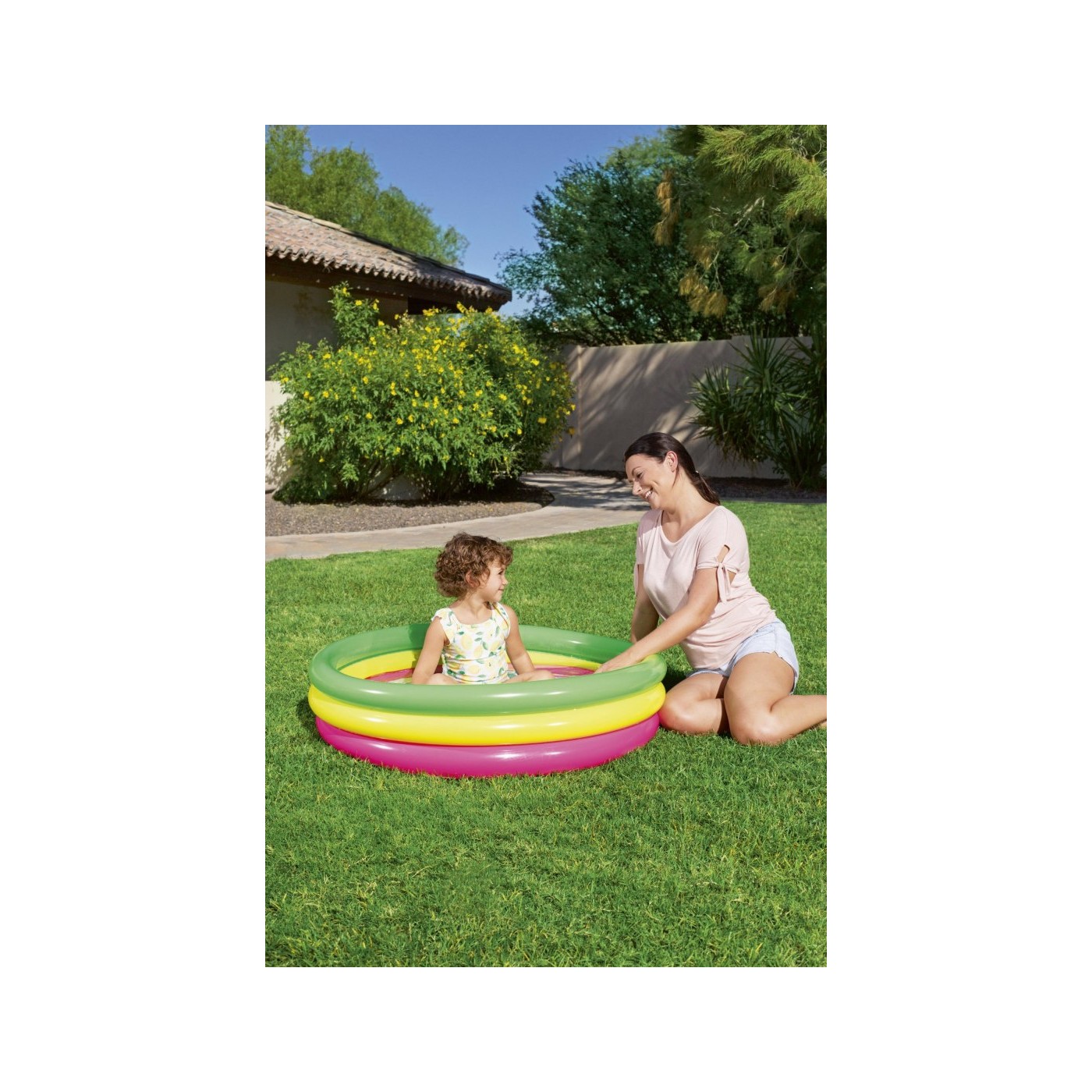 Nafukovací dětská bazénová sprchová vanička 102x25cm BESTWAY + opravná lišta