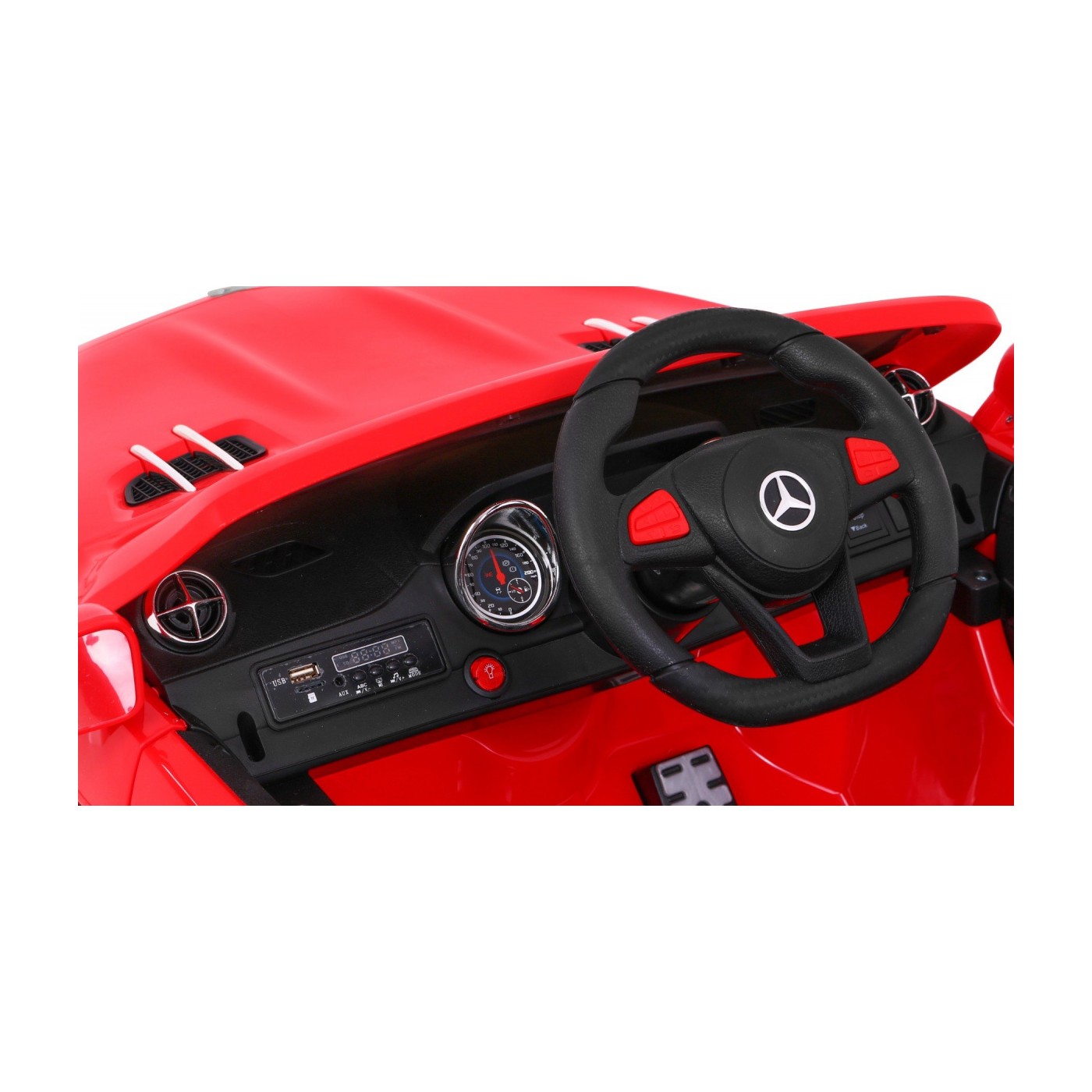 Vozidlo Mercedes SL400 červená