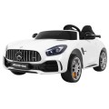 Mercedes-Benz GT R Dětský lak Bílá 4x4 Drive Air Supply Dálkové ovládání EVA MP3 LED