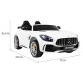 Mercedes-Benz GT R Dětský lak Bílá 4x4 Drive Air Supply Dálkové ovládání EVA MP3 LED