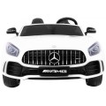 Mercedes-Benz GT R Dětský lak Bílá 4x4 Drive Air Supply Dálkové ovládání EVA MP3 LED