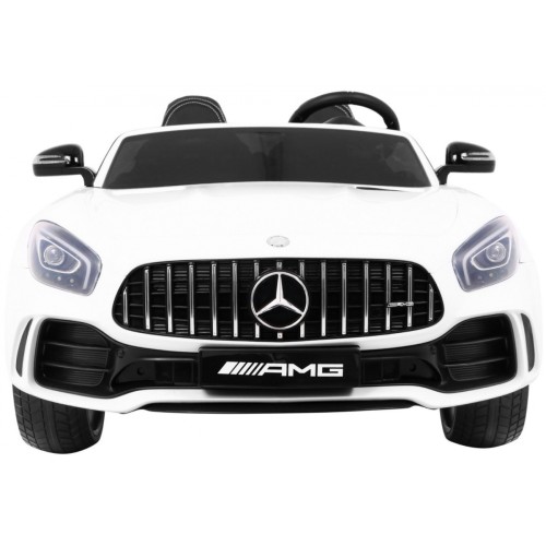 Mercedes-Benz GT R Dětský lak Bílá 4x4 Drive Air Supply Dálkové ovládání EVA MP3 LED