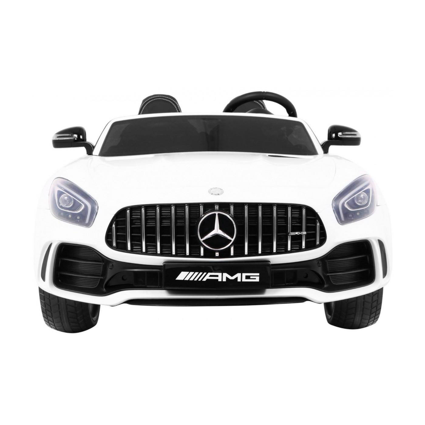 Mercedes-Benz GT R Dětský lak Bílá 4x4 Drive Air Supply Dálkové ovládání EVA MP3 LED