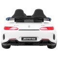 Mercedes-Benz GT R Dětský lak Bílá 4x4 Drive Air Supply Dálkové ovládání EVA MP3 LED