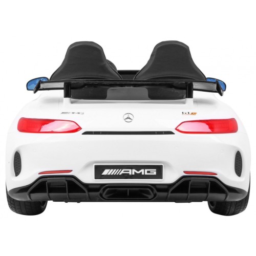 Mercedes-Benz GT R Dětský lak Bílá 4x4 Drive Air Supply Dálkové ovládání EVA MP3 LED