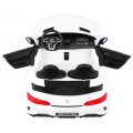 Mercedes-Benz GT R Dětský lak Bílá 4x4 Drive Air Supply Dálkové ovládání EVA MP3 LED