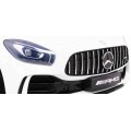 Mercedes-Benz GT R Dětský lak Bílá 4x4 Drive Air Supply Dálkové ovládání EVA MP3 LED
