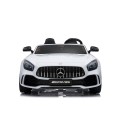 Mercedes-Benz GT R Dětský lak Bílá 4x4 Drive Air Supply Dálkové ovládání EVA MP3 LED