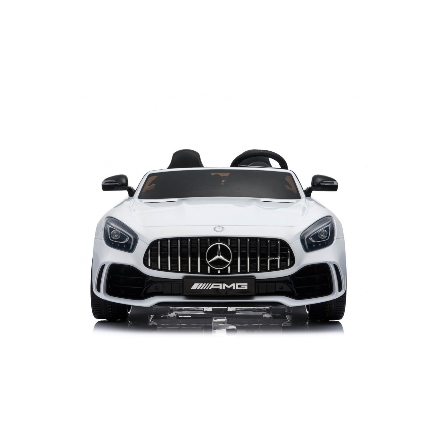 Mercedes-Benz GT R Dětský lak Bílá 4x4 Drive Air Supply Dálkové ovládání EVA MP3 LED