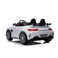 Mercedes-Benz GT R Dětský lak Bílá 4x4 Drive Air Supply Dálkové ovládání EVA MP3 LED