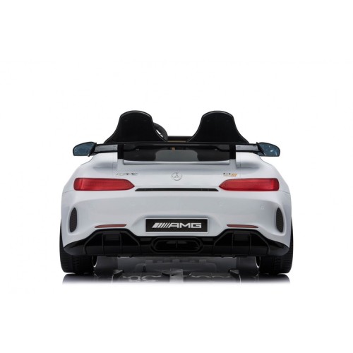Mercedes-Benz GT R Dětský lak Bílá 4x4 Drive Air Supply Dálkové ovládání EVA MP3 LED