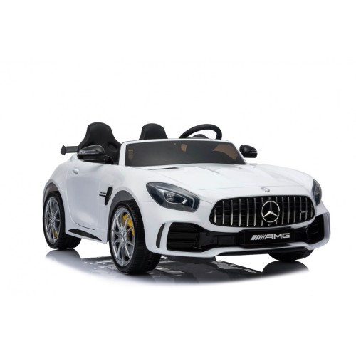 Mercedes-Benz GT R Dětský lak Bílá 4x4 Drive Air Supply Dálkové ovládání EVA MP3 LED
