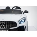 Mercedes-Benz GT R Dětský lak Bílá 4x4 Drive Air Supply Dálkové ovládání EVA MP3 LED