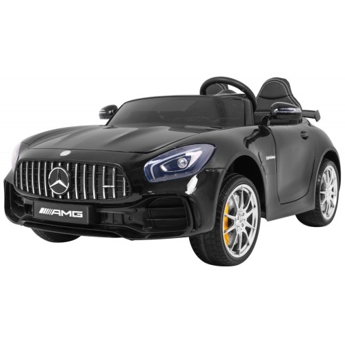 Mercedes-Benz GT R Dětská barva Černá 4x4 Drive Air Supply Dálkové ovládání EVA MP3 LED