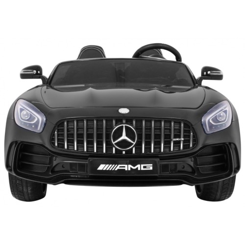 Mercedes-Benz GT R Dětská barva Černá 4x4 Drive Air Supply Dálkové ovládání EVA MP3 LED