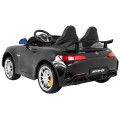 Mercedes-Benz GT R Dětská barva Černá 4x4 Drive Air Supply Dálkové ovládání EVA MP3 LED