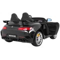 Mercedes-Benz GT R Dětská barva Černá 4x4 Drive Air Supply Dálkové ovládání EVA MP3 LED