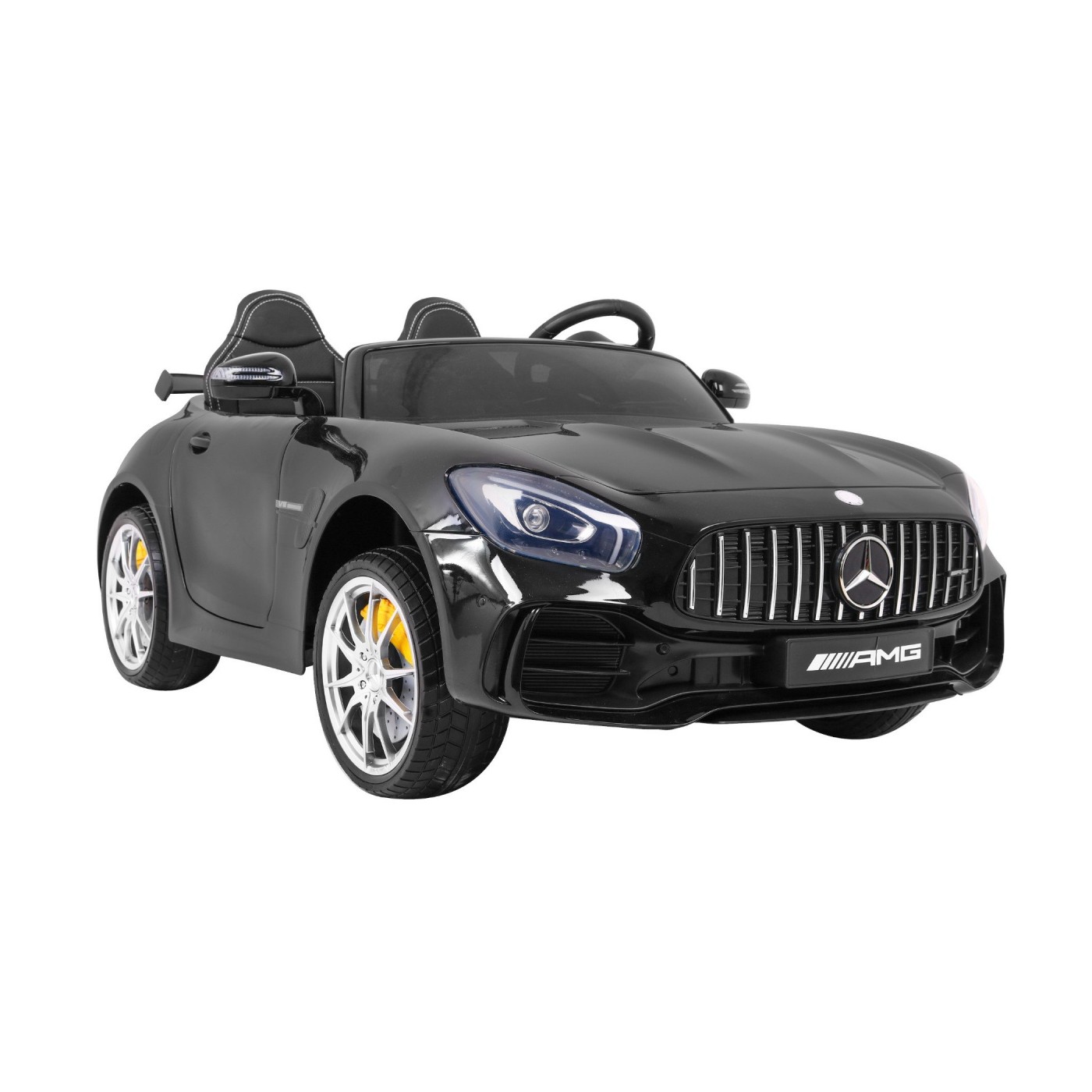 Mercedes-Benz GT R Dětská barva Černá 4x4 Drive Air Supply Dálkové ovládání EVA MP3 LED