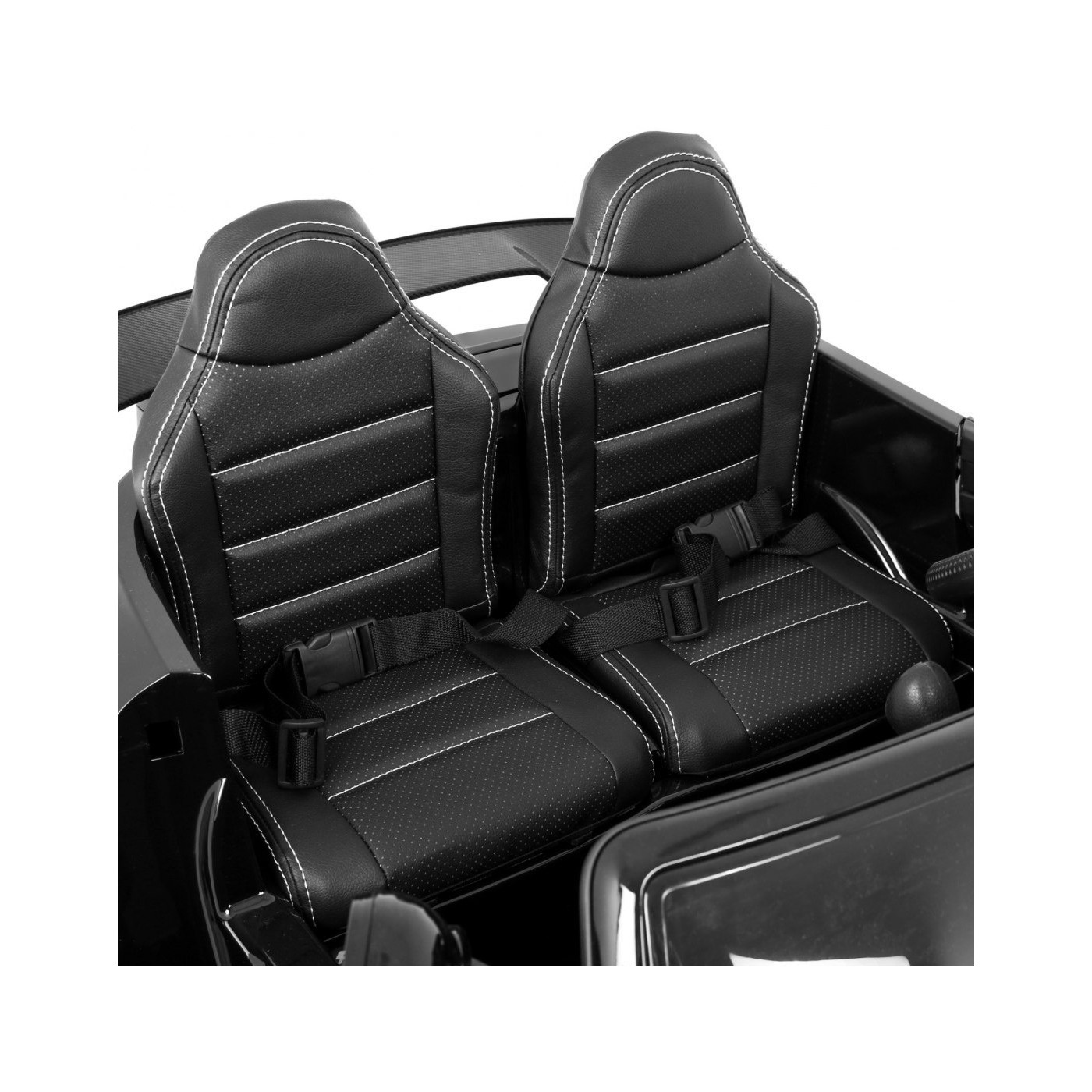 Mercedes-Benz GT R Dětská barva Černá 4x4 Drive Air Supply Dálkové ovládání EVA MP3 LED