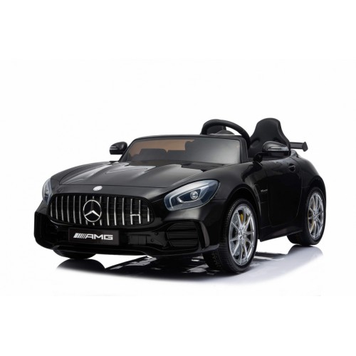Mercedes-Benz GT R Dětská barva Černá 4x4 Drive Air Supply Dálkové ovládání EVA MP3 LED